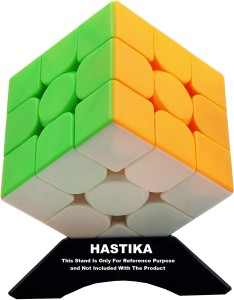 HASTiKA Speed Cube 3x3x3 High Speed Stickerless Magic 3 by 3 Puzzle Magic Cube