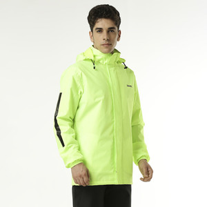 Neon yellow raincoat deals