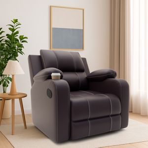 Flipkart Perfect Homes Leatherette Manual Recliner