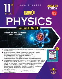 SURA`S 12th Standard Physics ( Volume I & II ) Guide in English Medium  2023-24 Edition: Buy SURA`S 12th Standard Physics ( Volume I & II ) Guide  in English Medium 2023-24