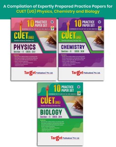 CUET Books | NTA CUET (UG) Common University Entrance Test | Physics, Chemistry And Biology (PCB) | Practice Question Paper Set With Solutions | Pack Of 3 Books