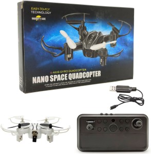 NHR Nano Drone Without Camera with 6-Axis Gyro, Lights & 360 Degree Rolling Function