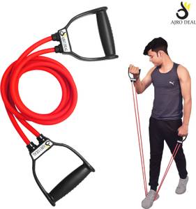 AJRO DEAL Double Toning Tube Handles Medium Resistance Tube Resistance Tube Resistance Tube