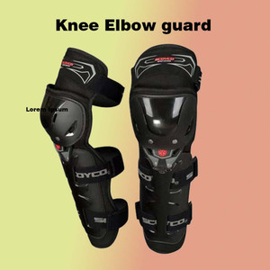 Riding knee and elbow guard clearance
