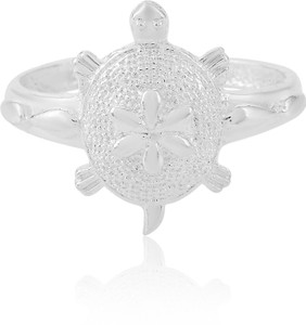Silver kachua ring price clearance