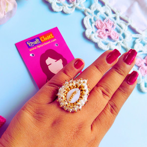 Silk thread finger ring best sale
