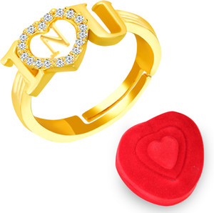 N name gold ring sale