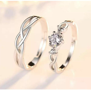 shivay Women and Girls Couple Rings 46 Alloy Ring Price in India
