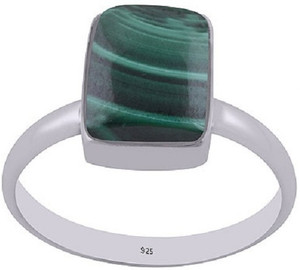 Silverandgem Plain Collet Natural 925 Sterling Solid Silver