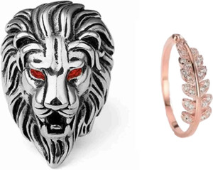 Lion ring silver price cheap
