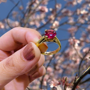 Gems gold ring best sale
