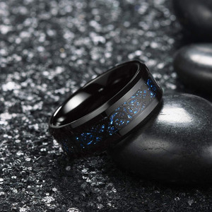 Black and blue rings for shop him