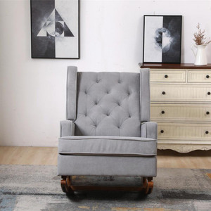 manzees Premium Beautiful Rocking Chair Bedroom Chair Recliner