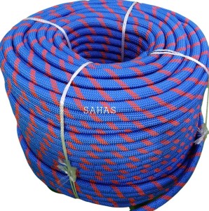 Buy Sahas Kernmantle Static Braided Rope 12mm (100Mtr) for  climbing/rappelling/rescue Green with black tracer Online at Best Prices in  India - Camping & Hiking