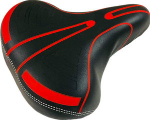 ShreNik Bicycle Saddle Cycle Seat Wide Suspension PU Form Mountain Bikes Black Red Saddle Buy ShreNik Bicycle Saddle Cycle Seat Wide Suspension PU Form Mountain Bikes Black Red Saddle Online at Best P...