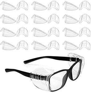 Glasses with outlet side guards