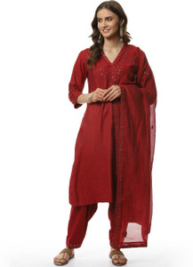 BIBA Embroidered Kurta Salwar Dupatta Set Buy BIBA Embroidered Kurta Salwar Dupatta Set Online at Best Prices in India Flipkart