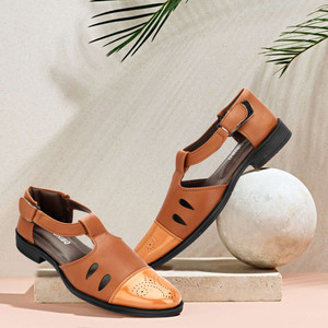 Mens hot sale gold sandals