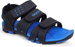 Brano Men Black Sports Sandals Buy Brano Men Black Sports