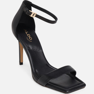 Aldo black sandals heels deals