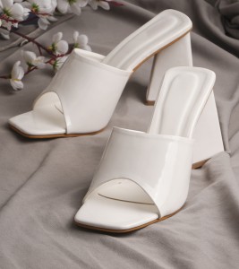 White 2024 square mules