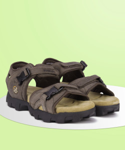 WOODLAND Leather Men Brown Sandals Buy BROWN Color WOODLAND Leather Men Brown Sandals Online at Best Price Shop Online for Footwears in India