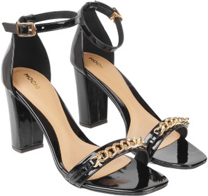 MOCHI Women Black Heels Buy MOCHI Women Black Heels Online at