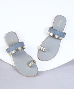 Bata Women Grey Flats