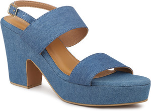 Inc.5 Women Blue Heels Buy Inc.5 Women Blue Heels Online at Best