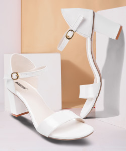 SHOESTHAN Women White Heels Buy SHOESTHAN Women White Heels