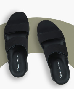 Clarks sandals mens black 2025