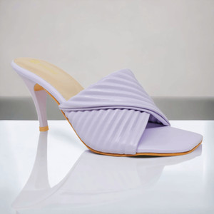 Lavender shop mule heels