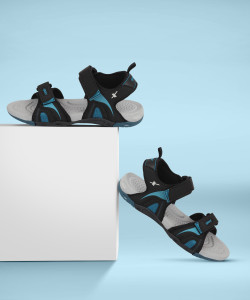 Sparx Men Black, Grey Sports Sandals
