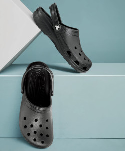 Mens black classic crocs hot sale