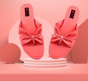 Red Flamingo Women Orange White Flats Buy Red Flamingo Women
