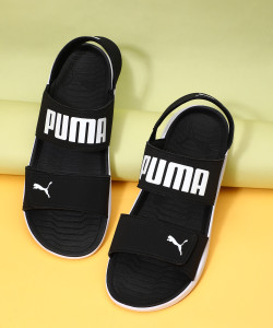 Puma sandals store black