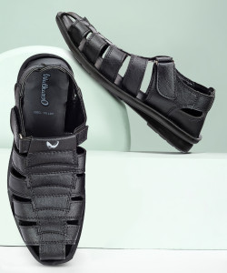 WALKAROO Men Black Sandals Flipkart