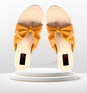 Womens yellow slippers outlet
