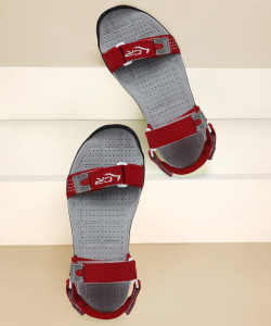 LANCER EARTH 1 Men Red White Sports Sandals Flipkart