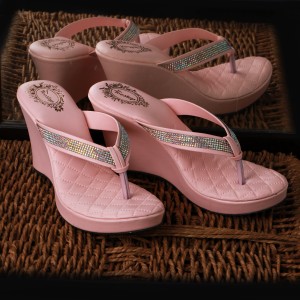 HEELHAVEN Women Pink Wedges - Buy HEELHAVEN Women Pink Wedges Online at  Best Price - Shop Online for Footwears in India