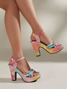Pastel rainbow heels online