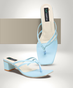 Walkfree Women Blue Heels Buy Walkfree Women Blue Heels Online
