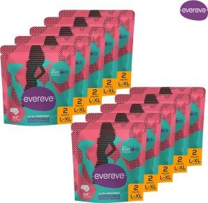 EverEve Ultra Absorbent, Heavy Flow Disposable Period Panties (2 Panties in  Each Packet) Sanitary Pad, Buy Women Hygiene products online in India