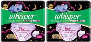 whisper period panty –