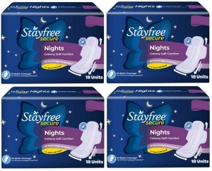 Buy STAYFREE Secure Nights Sanitary Pad - With Cottony Soft