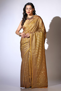 Buy Leriya Fashion Self Design Daily Wear Cotton Silk Gold Sarees Online Best Price In India Flipkart