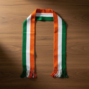 Striped Satin Blend Men & Women Scarf