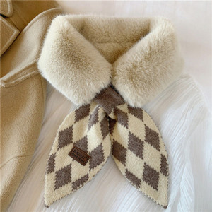 Faux fur on sale collar scarf