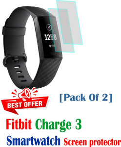Best screen protector for fitbit charge 3 sales