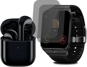 Gangtok Hub Edge To Edge Tempered Glass for Dz09 Smartwatch